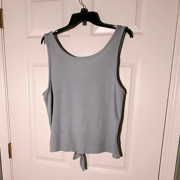 NWT Mudd Button Front Tank in Galvanized Green - Picture 5 of 6